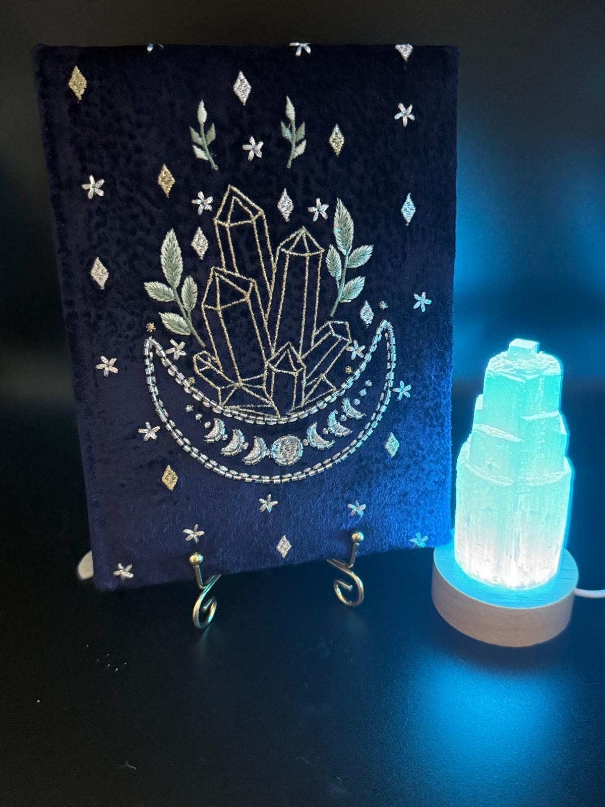 Crystal Velvet Notebook