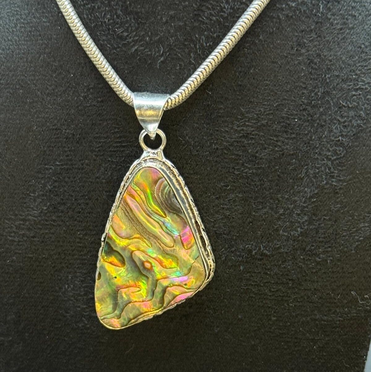 Aura Shield Abalone Shell Necklace
